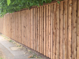 Hales single sided acoustic fencing